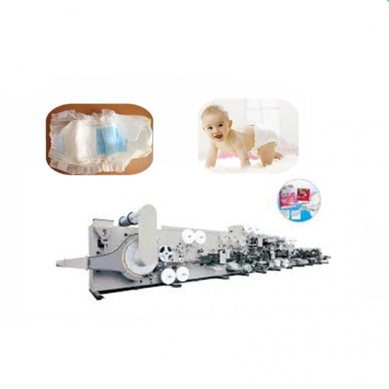 Línea de producción rápida de pañales para bebés de alta calidad para la venta
 