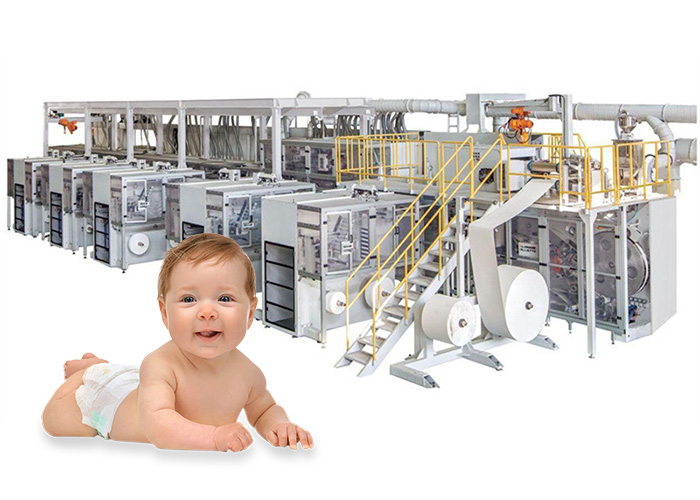 Gran oferta de máquina para fabricar pañales para bebés suministrada por Niso
