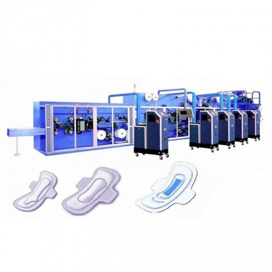 800 uds/min fábrica/fabricación de máquina de servilletas sanitarias completamente automática
 