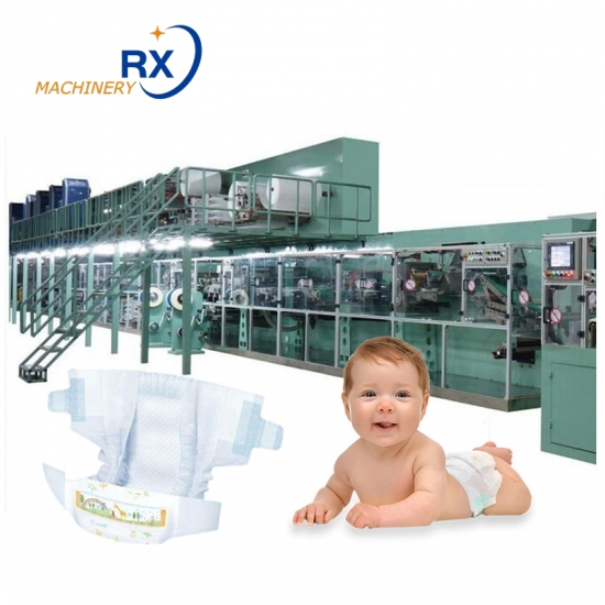 Fabricante de máquina de pañales para bebés usada servo automática en China
 