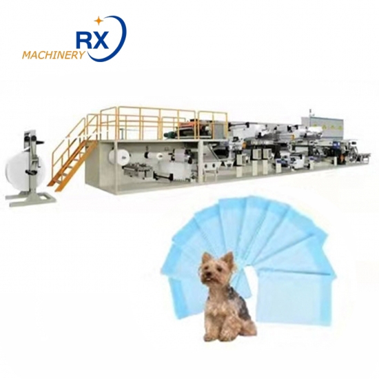 Máquina desechable para hacer mascotas para perros de buena calidad completamente automática, máquina para almohadillas para mascotas
 