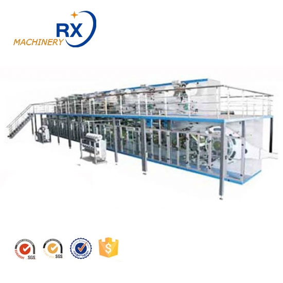 Máquina de pañales para bebés tipo servo completo RX-500
         