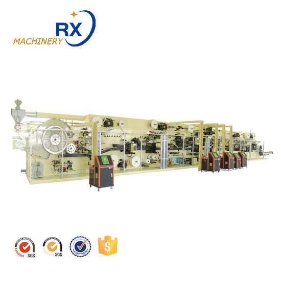Línea de producción de pañales para bebés tipo motor inversor RX-400
         