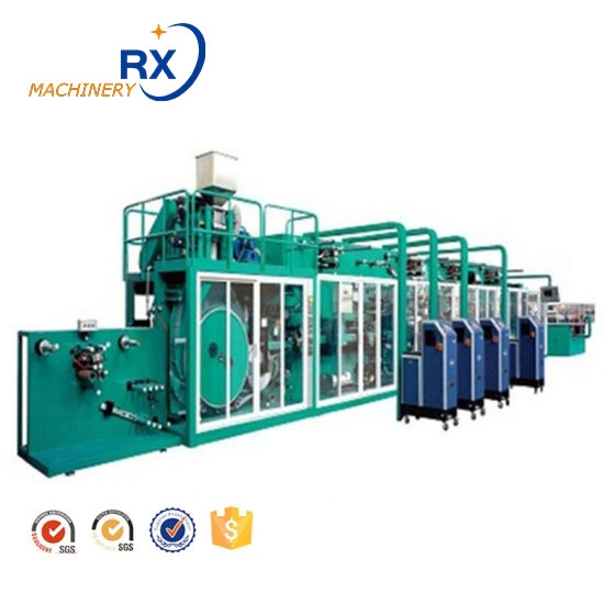 Línea de producción de pañales para bebés tipo motor inversor RX-400
         