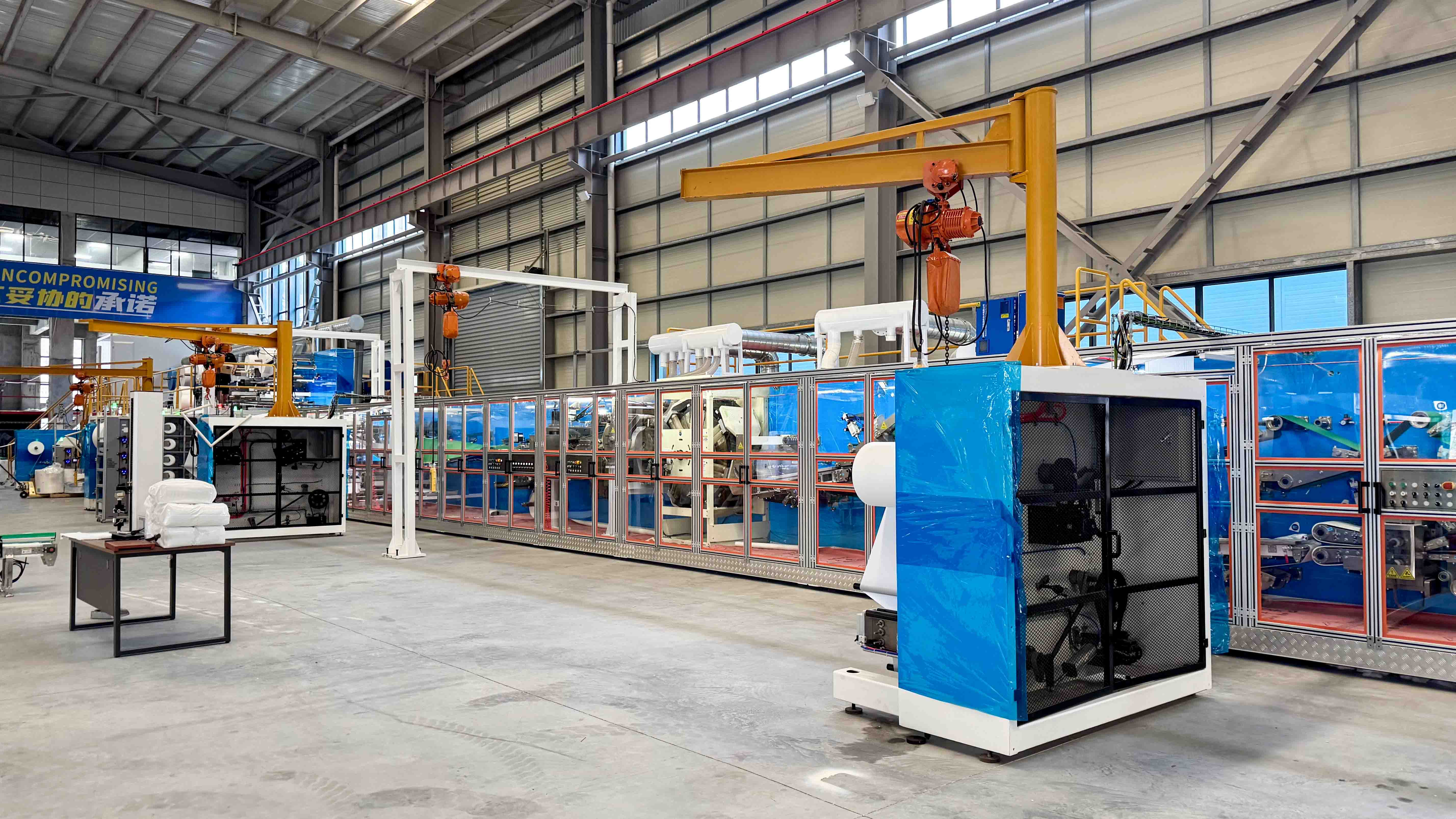 Máquina de pañales para bebés de tipo semi servo