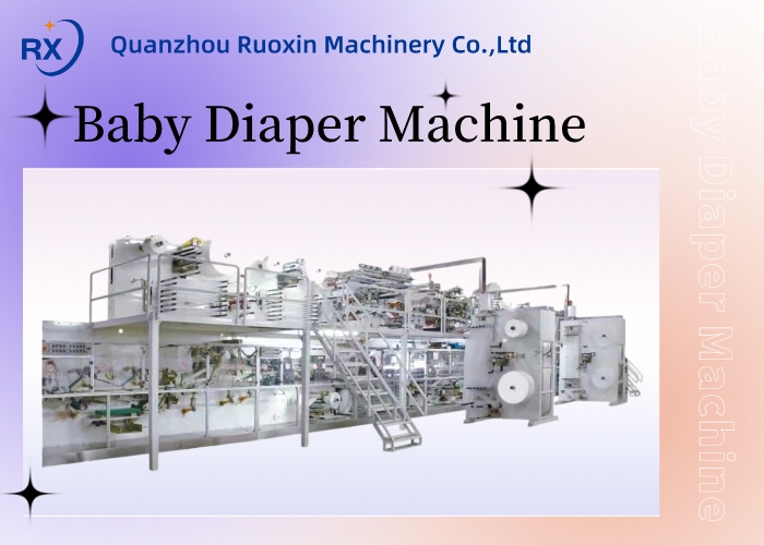 RX diseñó una nueva máquina para fabricar pañales para bebés de alta calidad